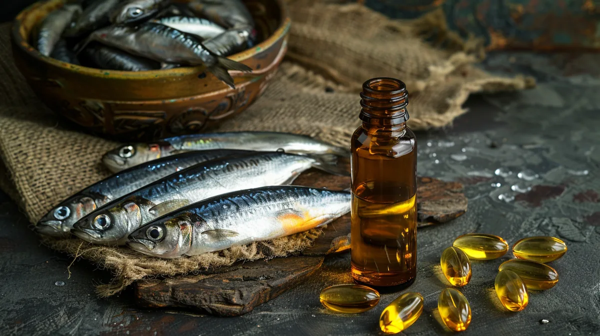 Huile de poisson riche en oméga 3 EPA et DHA